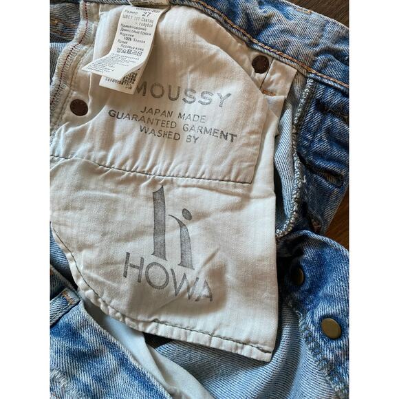 MOUSSY Vintage Distressed Skinny Jeans – Size 27 – Japan Made - Picture 12 of 14